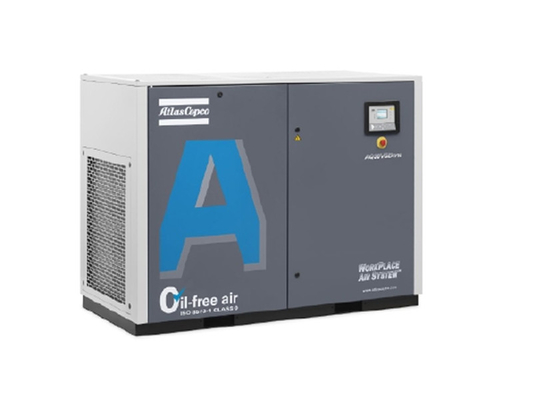 AQ 18 VSD Compresseur d'air à vis Atlas à injection d'eau de 18 kW 69 dB Niveau sonore