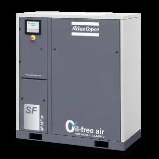 Compresseur sans huile SF8+ -22+ d'Atlas Copco avec conception modulaire