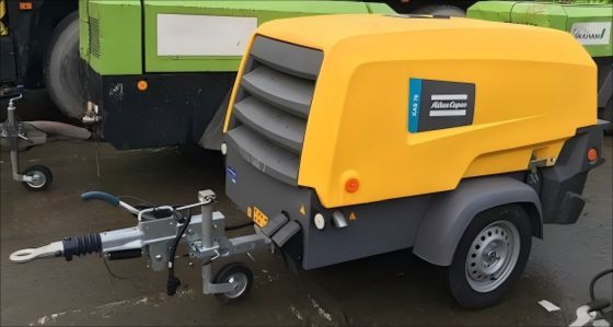 Compresseur portable jaune XAS 78KD  Niveau de compression Conception légère et portable