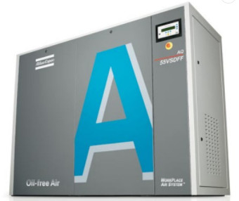 Compresseur d'air à vis sans huile de 55 kW AQ 55 VSD
