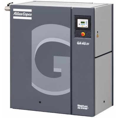 GA 45 60Hz Atlas Compresseur à vis GA série 745kg Poids avec durabilité