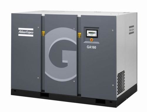 GA160+- GA250+ Compresseur d'air à vis Atlas 250kW 14 Bar 10 Bar Niveau sonore bas