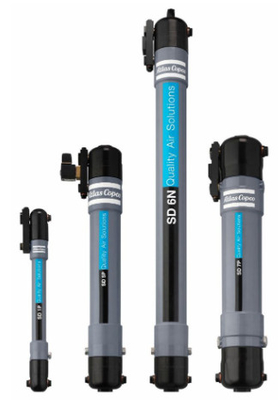Séchoirs à membrane SD Faible chute de pression et faible perte d'air de purge pour des performances optimales