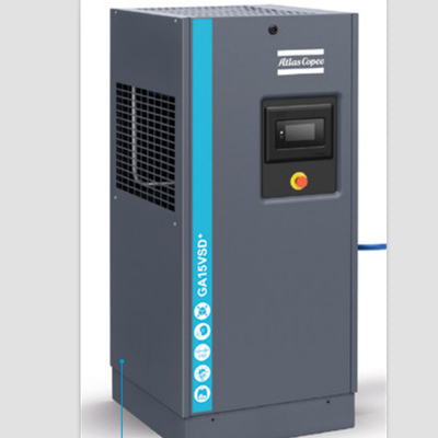 Compresseur d'air en aluminium de 50 à 60 Hz Atlas VSD Plus Compresseur à vis rotatif de 15 kW