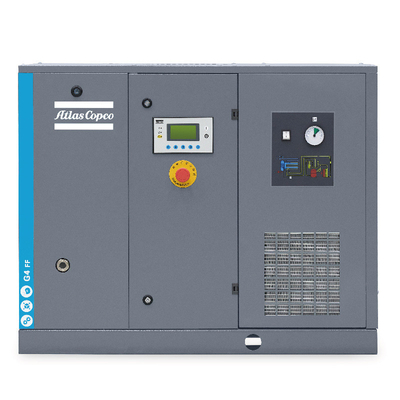 Compresseur Atlas lubrifié de la série G G4 avec installation à sec intégrée fonctionnant à 50-60 Hz