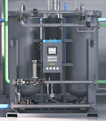 Générateur d'azote de séparation par membrane commercial sur mesure NGP 275-2800+