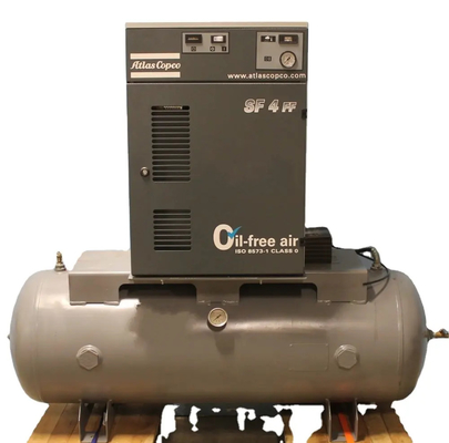 3.7KW/5HP 0 Ppm Compresseur d'air à vis à entraînement direct sans huile SF4