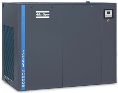 Appareil de refroidissement par air à entraînement direct 45 kW/60 ch Compresseur d'air à vis sans huile AQ45VSD avec une teneur en huile de 0 ppm