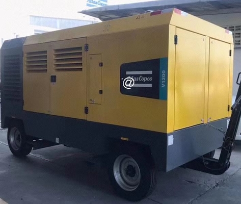 Compresseur portable jaune V1200 Affichage numérique Auto-arrêt pour les applications lourdes