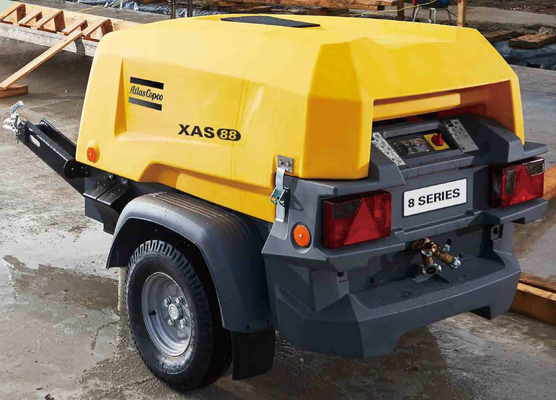 Compresseur portable à moteur Kubota XAS 88KD pour applications industrielles