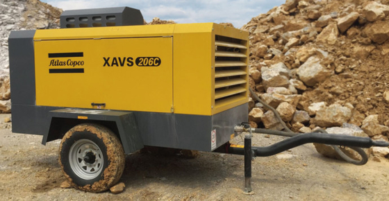 Compresseur portable XAVS206C La meilleure solution pour la compression d'air portable dans les applications industrielles