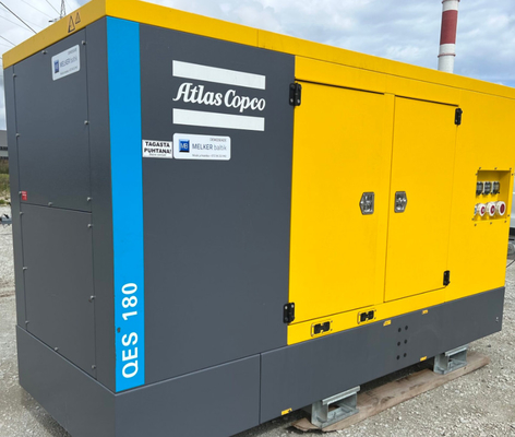 Générateur de puissance de fréquence 50 Hz QES180 alimenté par le carburant du moteur diesel et la méthode de démarrage électrique / recoil
