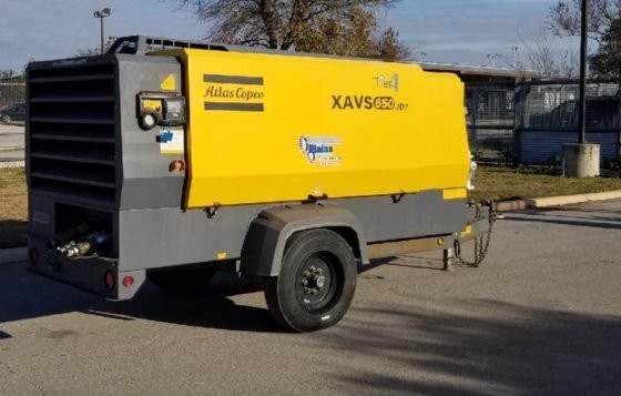 Compresseur portable XAVS 650 pour pleine charge 2000 tours par minute Portable