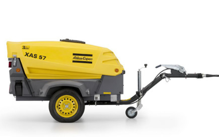Compresseur portable XAS57E à performance optimale avec faible teneur en huile dans le gaz 5