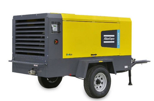 Compresseur portable Atlas Copco XAXS600E à entraînement électrique pour une productivité maximale