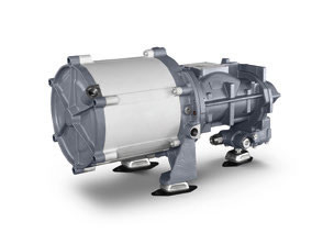 Compresseur d'air à vis à conversion de fréquence Atlas GA VSD90