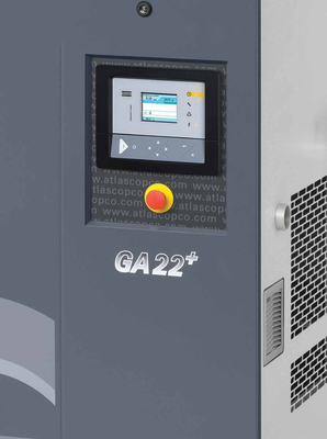 Compresseur d'air à vis rotatif d'atlas à injection d'huile de la série Ga+ de 22 kW