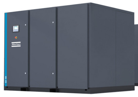 Ga220+ compresseur d'air à vis rotatif Atlas à injection d'huile 50hz 220kw