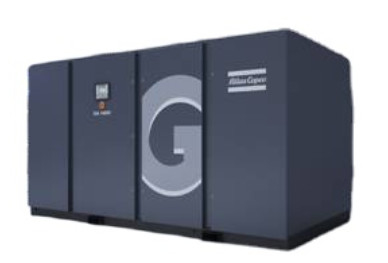 220kw Ga220+ Compresseur d'air à vis Atlas à injection d'huile 7.4-14 bar Pression de travail