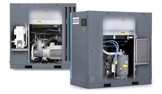 Alliage d'aluminium huile rotative injectée Compresseur d'air à vis Atlas Ga55