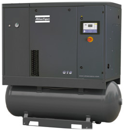 Compresseur d' air à vis GA18 VSD Atlas, Atlas à injection d' huile 18 kW