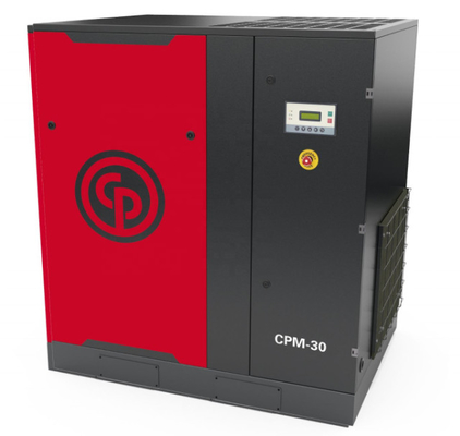Compresseur d'air à vis CPM30 Chicago Atlas pneumatique 22 kW 430 kg avec pistons à vitesse lente