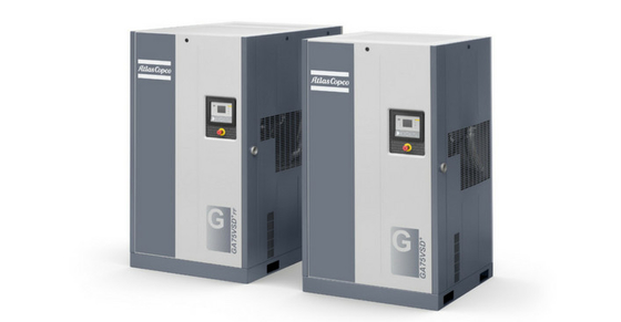 Compresseur d'air à vis Atlas de 75 kW série GA GA 75 73dB ((A) Niveau sonore ISO 8573-1