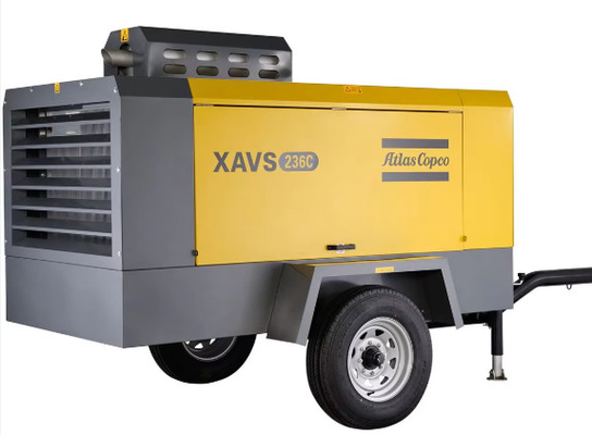 Compresseur d'air portable de taille moyenne XAVS236C d'Atlas Copco pour des rapports de pression et de volume de gaz divers et raisonnables