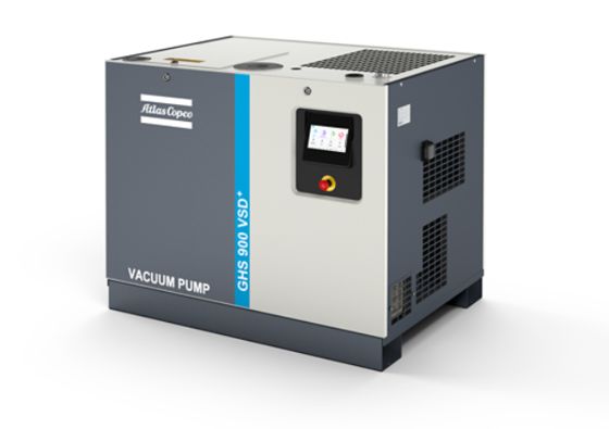 Pompe à vide GHS 900 VSD+ avec pression ultime de 0,35 mbar et sortie 2 1/2