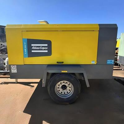 Compresseur portable alimenté par moteur Yuchai X-AIR 500-17 adapté aux chantiers de construction et aux tâches lourdes