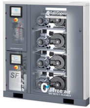 AQ-37 VSD Compresseur d'air à vis sans huile Atlas 37kw Injection d'eau