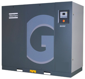 Compresseur d'air à vis Atlas à injection d'huile GA 45 Vsd 45kw Matériau en alliage d'aluminium