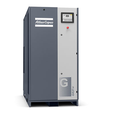 Compresseur d'air à vis GA37+ Atlas série GA 50Hz 37kw avec système de verrouillage d'entrée intelligent SIL